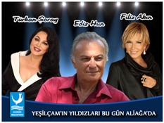 Yeşilçam'ın efsaneleri Aliağa'da...