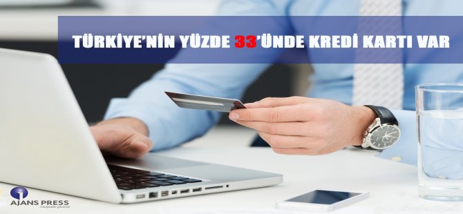 Türkiye’nin Yüzde 33’ünde Kredi Kartı Var