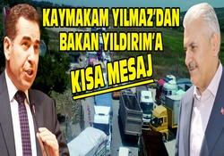 Aliağa'dan Bakan Yıldırım'a Kısa Mesaj