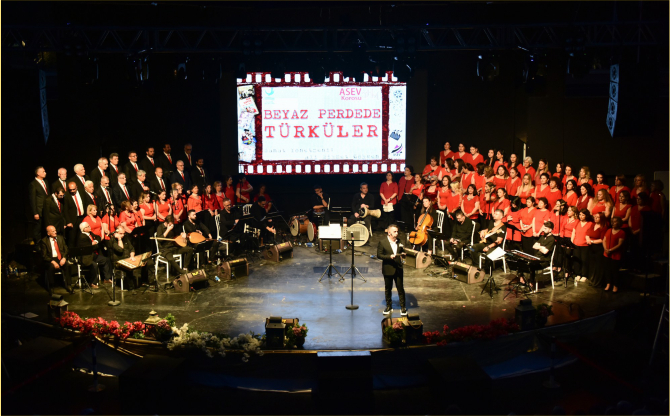 ASEV THM Korosu’ndan ‘Beyaz Perdede Türküler’ Konseri