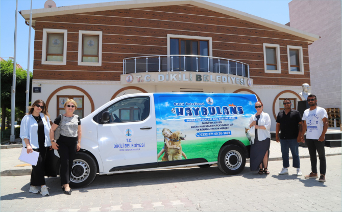 Dikili Belediyesi’nden can dostlara HAYBULANS hizmeti
