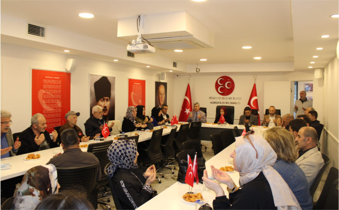 Merhum Alparslan Türkeş Aliağa'da anıldı