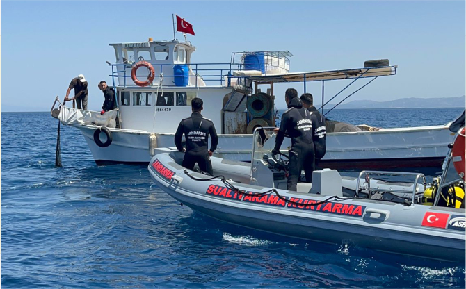 Denizlerde Hayalet Ağ Tehlikesi Temizleniyor