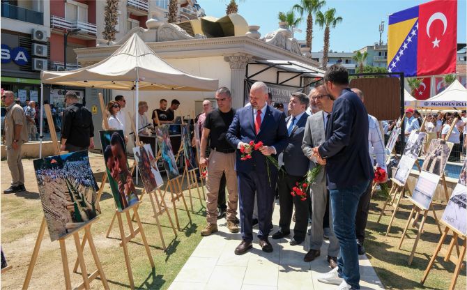 Srebrenitsa Soykırımı Menemen'de unutulmadı