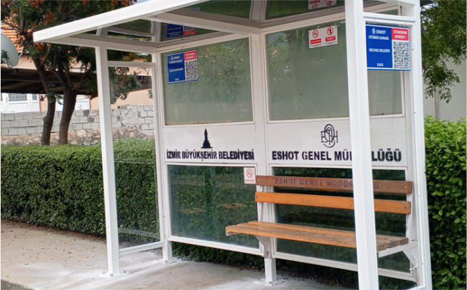 Aliağa'da Otobüs Durakları Yenileniyor