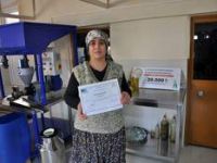 Aliağa'da örnek Türk kadını... 