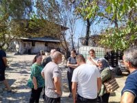 MHP Aliağa İlçe Teşkilatından Bozköy’e Geçmiş Olsun Ziyareti